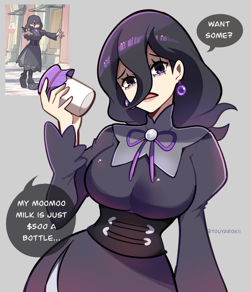 hex maniac (pokemon and 1 more) drawn by touyarokii