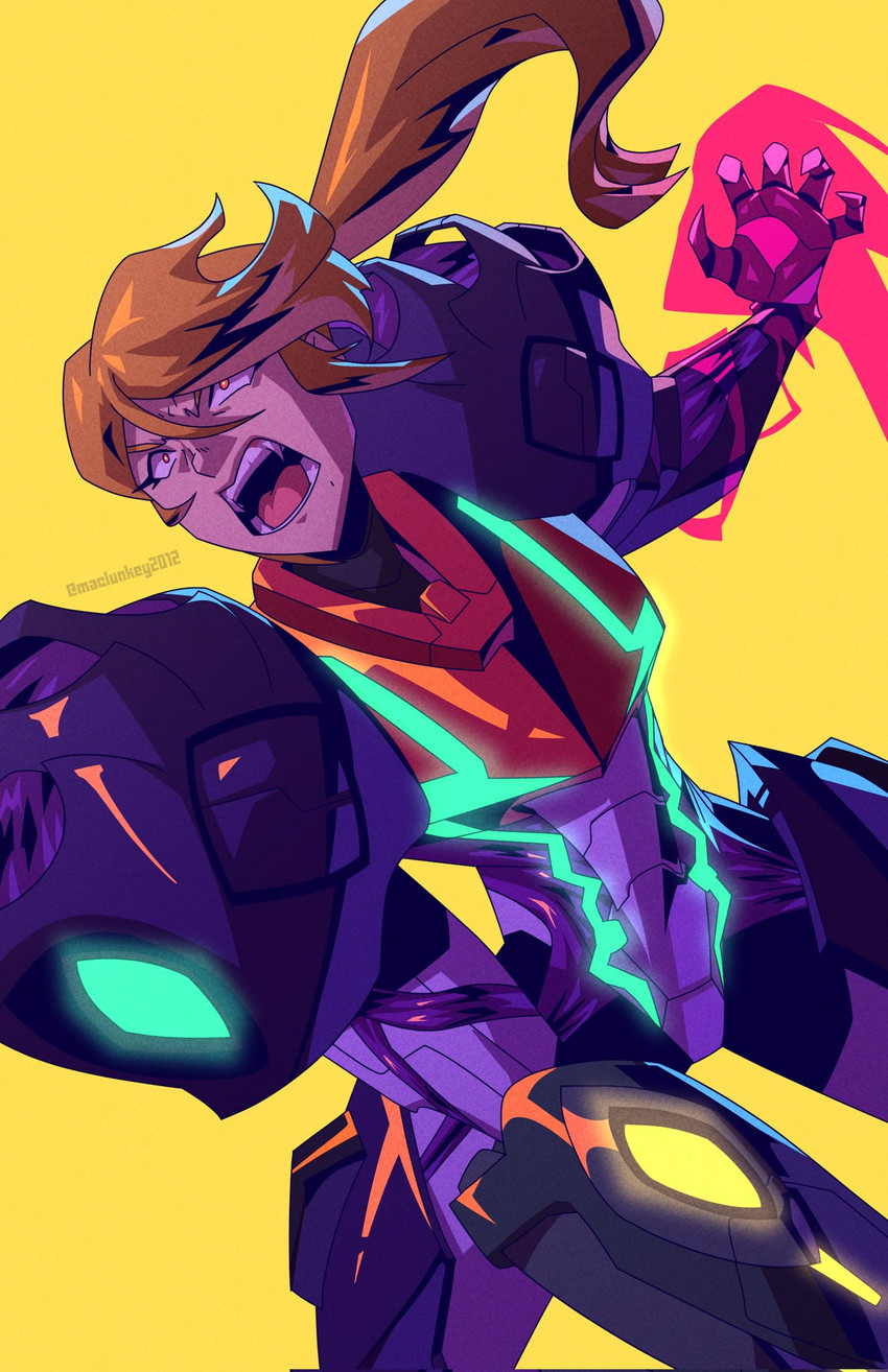 samus aran (metroid and 1 more) drawn by maclunkey2012