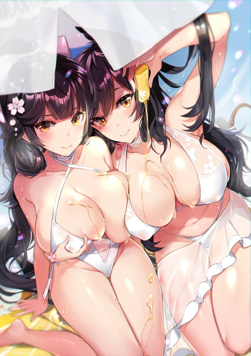 atago and takao (azur lane) drawn by hatoyama_itsuru