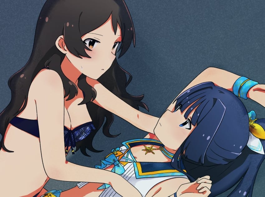 kitazawa shiho and mogami shizuka (idolmaster and 2 more) drawn by hutaba
