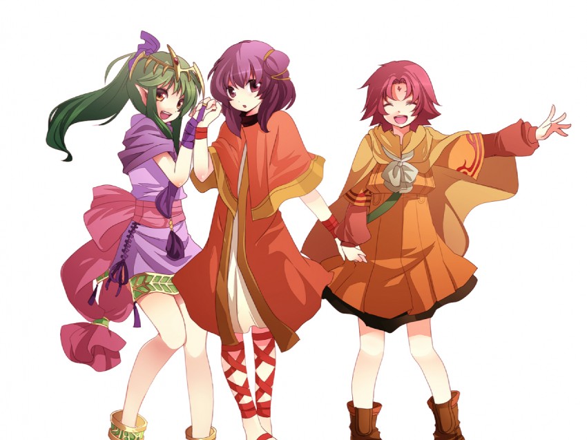 tiki, myrrh, and fae (fire emblem and 3 more) drawn by hijiri_(resetter)