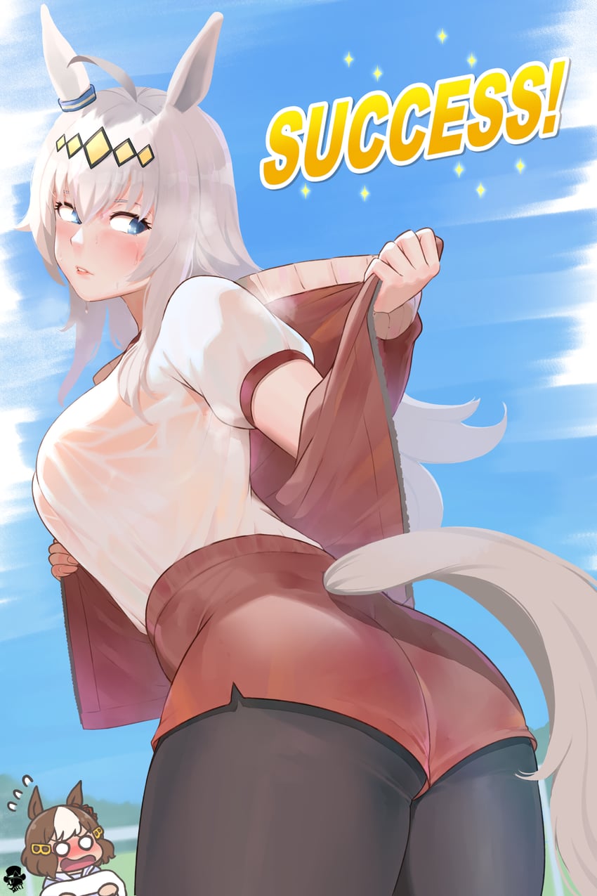 oguri cap and belno light (umamusume and 1 more) drawn by mr.t