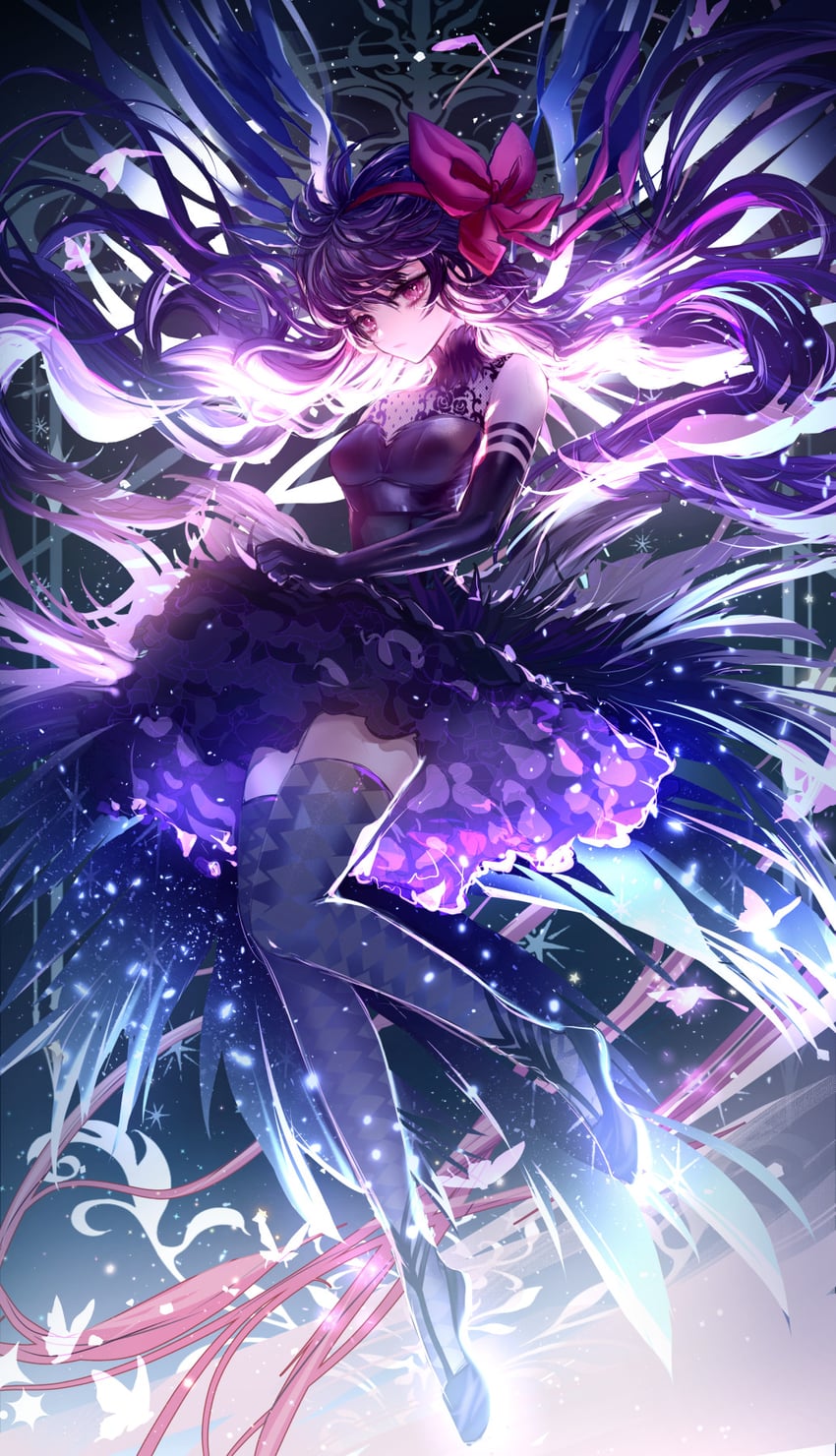 akemi homura and akuma homura (mahou shoujo madoka magica and 1 more) drawn by komorihikki