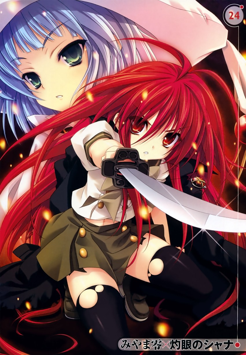 shana, alastor, and hecate (shakugan no shana) drawn by miyama-zero