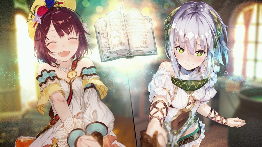 sophie neuenmuller and plachta (atelier and 1 more) drawn by noco_(adamas) and yuugen