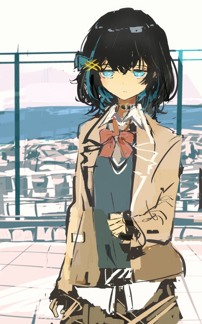 miyamai moca (synthesizer v) drawn by kabuyama_kaigi