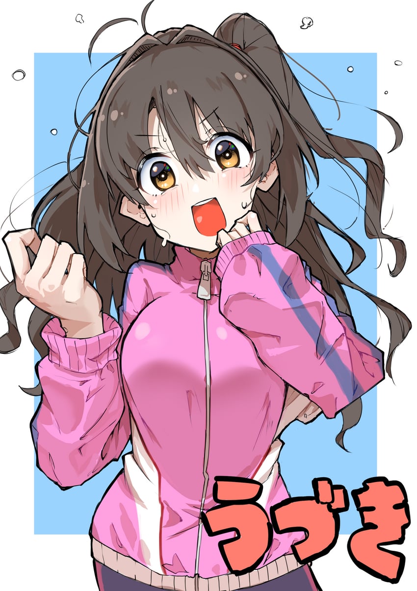 shimamura uzuki (idolmaster and 2 more) drawn by yakiniku-joan.