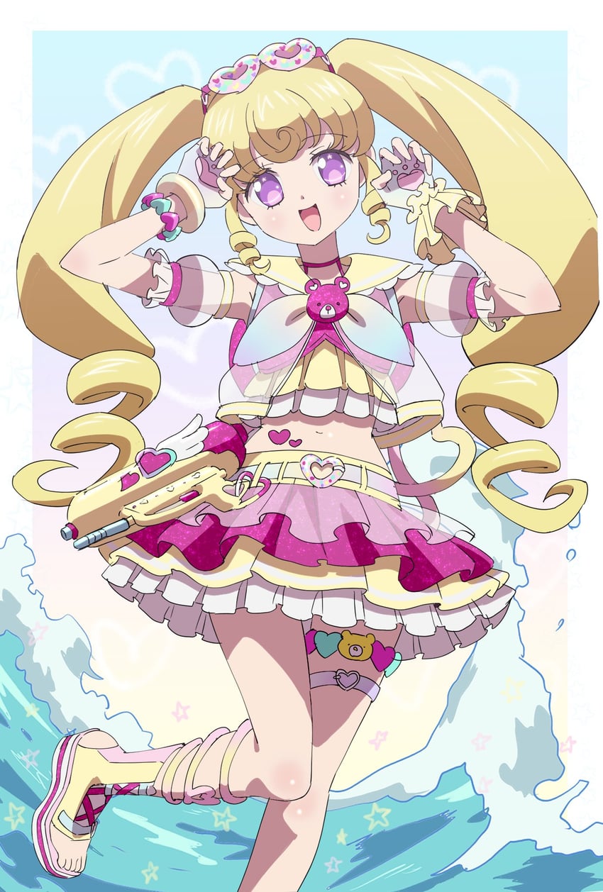 yumekawa yui (pretty series and 2 more) drawn by edamame_(buruburu)