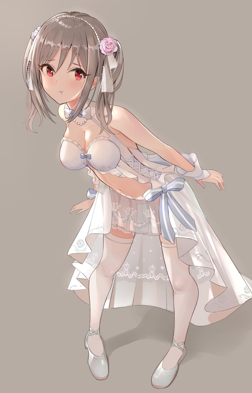kanzaki ranko (idolmaster and 1 more) drawn by pjkka