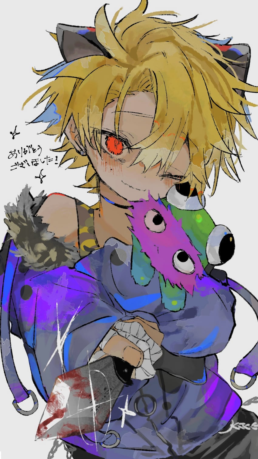 kainen (indie virtual youtuber) drawn by piyopiyomaru_(piyopiyomaru_0)