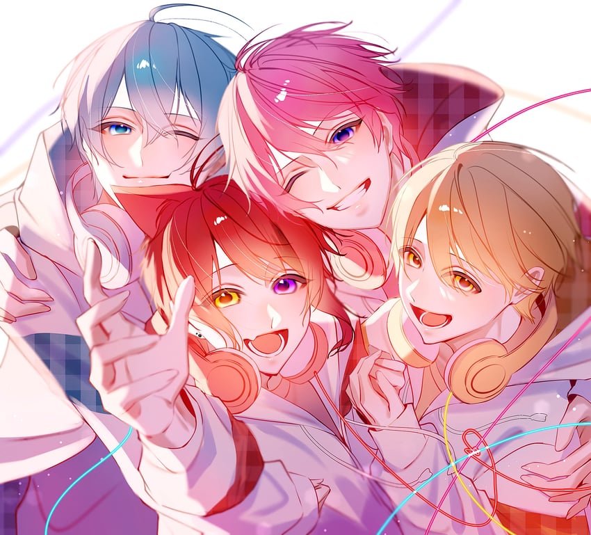 rinu, satomi, root, and colon (strawberry prince) drawn by bimigohan16