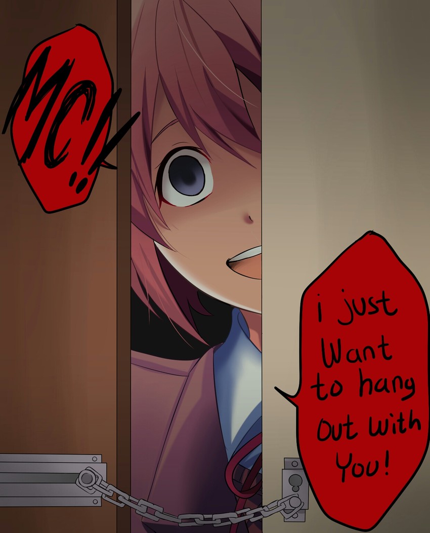 sayori (higurashi no naku koro ni and 1 more) drawn by angon623