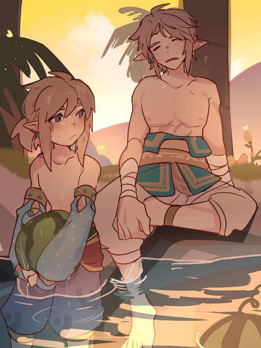 link (the legend of zelda and 2 more) drawn by suikaels