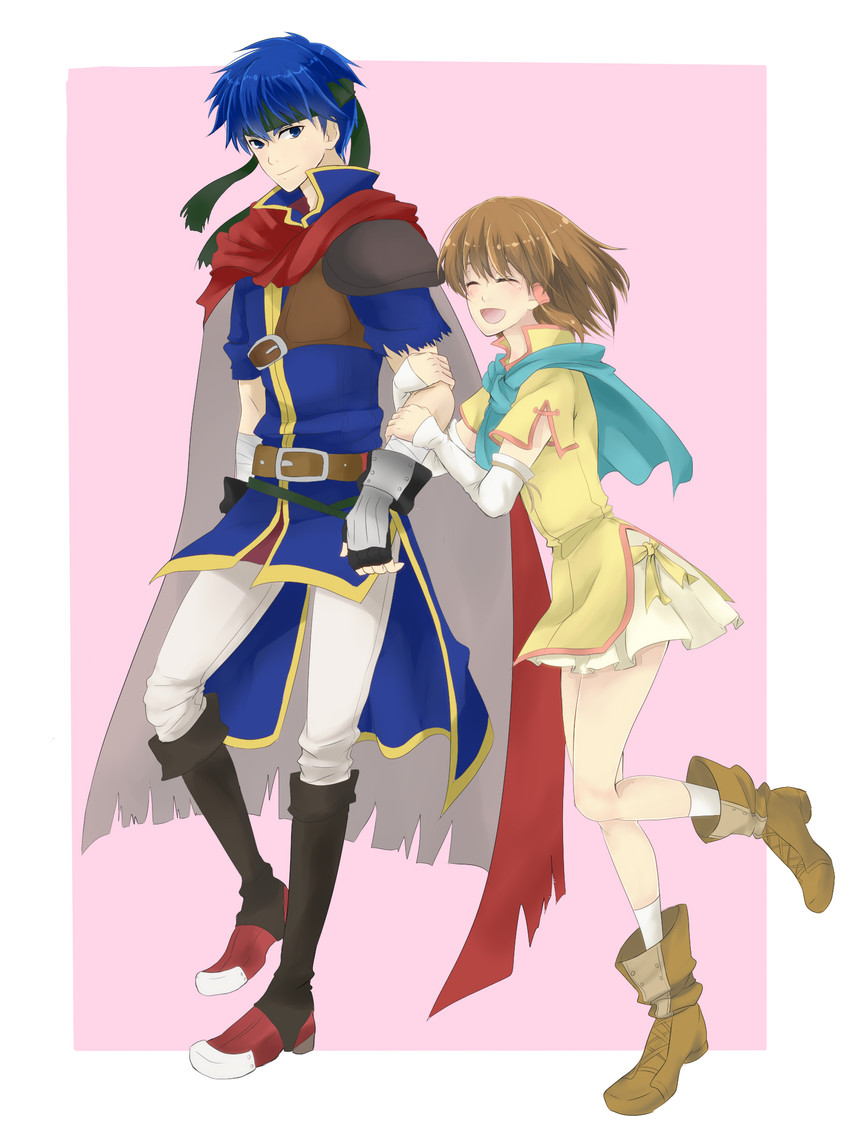 ike and mist (fire emblem and 1 more) drawn by chikefu