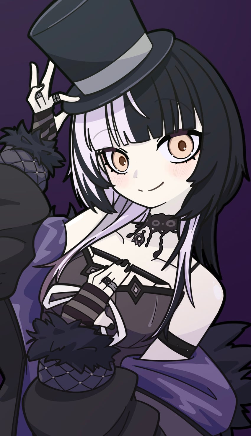shiori novella (hololive and 1 more) drawn by yuvur1