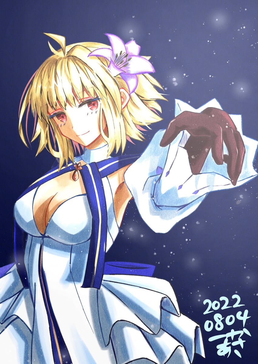 arcueid brunestud and archetype earth (fate and 2 more) drawn by tsukaasa