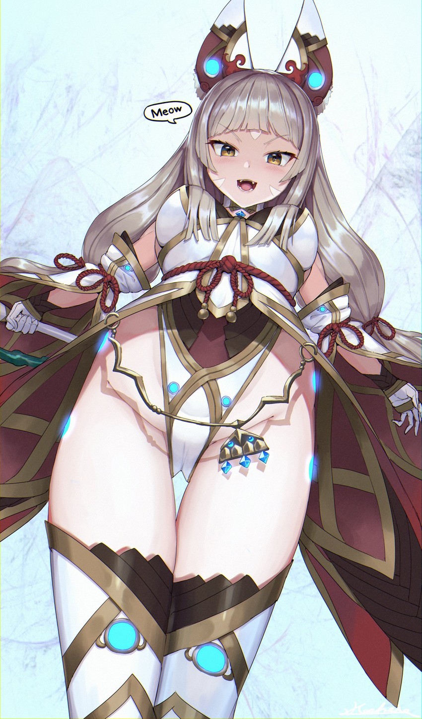 nia (xenoblade chronicles and 1 more) drawn by nekoemonn