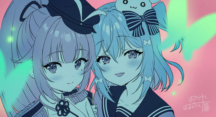 inuyama tamaki and oda nobuhime (noripro and 1 more) drawn by okanoyuno