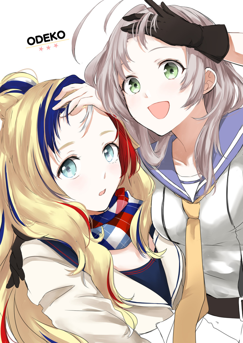 kinugasa and commandant teste (kantai collection) drawn by morinaga_miki