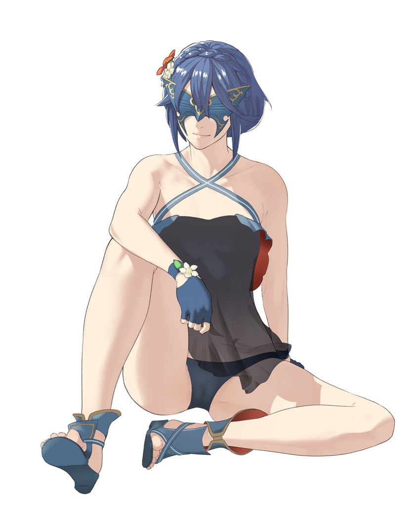 lucina and marth (fire emblem and 2 more) drawn by pomelomelon