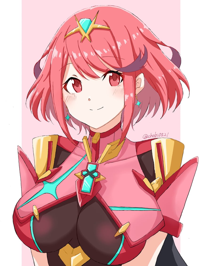pyra (xenoblade chronicles and 1 more) drawn by chobi0521