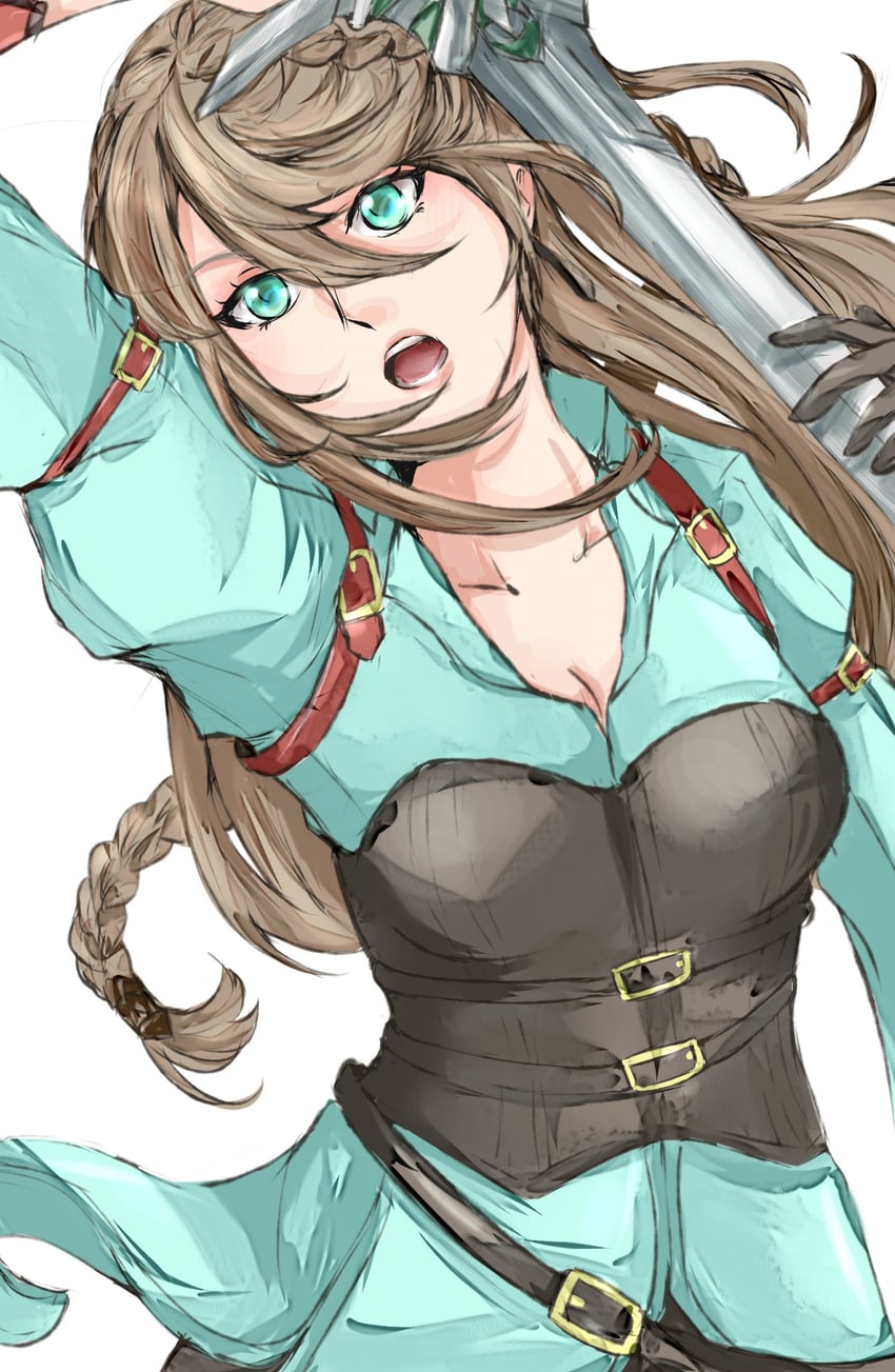 elaine auclair (eiyuu densetsu and 2 more) drawn by silenia