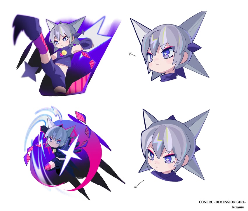 akuukan kizamu (coneru -dimension girl-) drawn by morizo_(morizoshop)