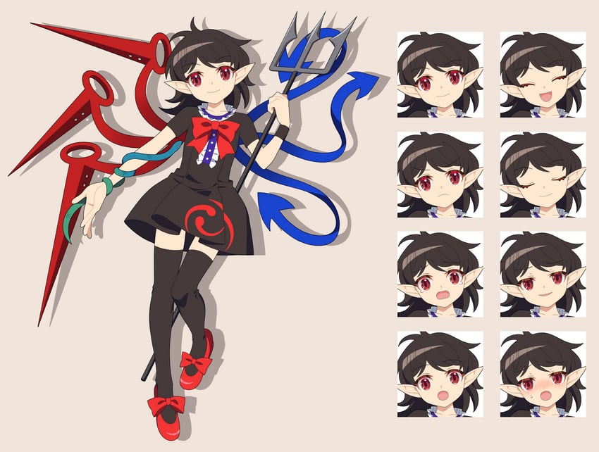 houjuu nue (touhou) drawn by 4rion