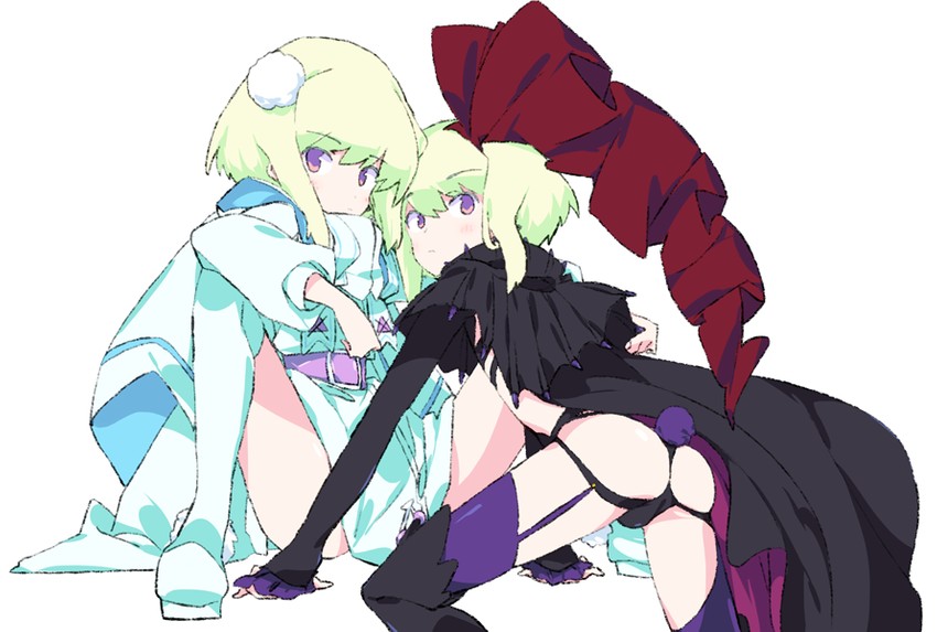 sheryl nome and lio fotia (macross and 2 more) drawn by otakebi