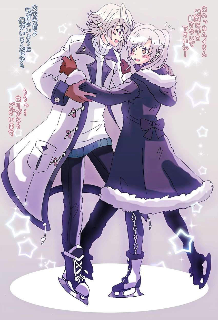 female robin and male corrin (fire emblem and 3 more) drawn by kiriya_(552260)
