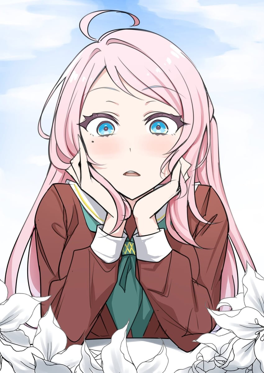 zhong lanzhu (love live! and 2 more) drawn by limelam06