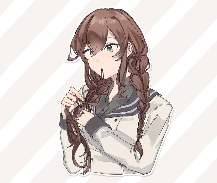 noshiro and noshiro kai ni (kantai collection) drawn by kabe_(inunufuwafuwa)