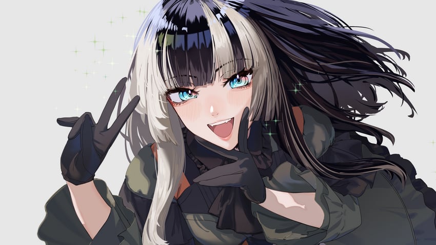 juufuutei raden (hololive and 1 more) drawn by murechika