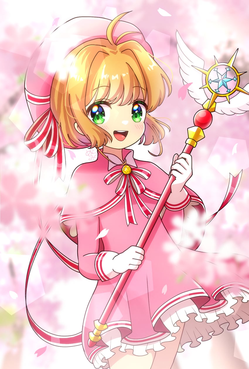 kinomoto sakura (cardcaptor sakura and 1 more) drawn by mmmera827
