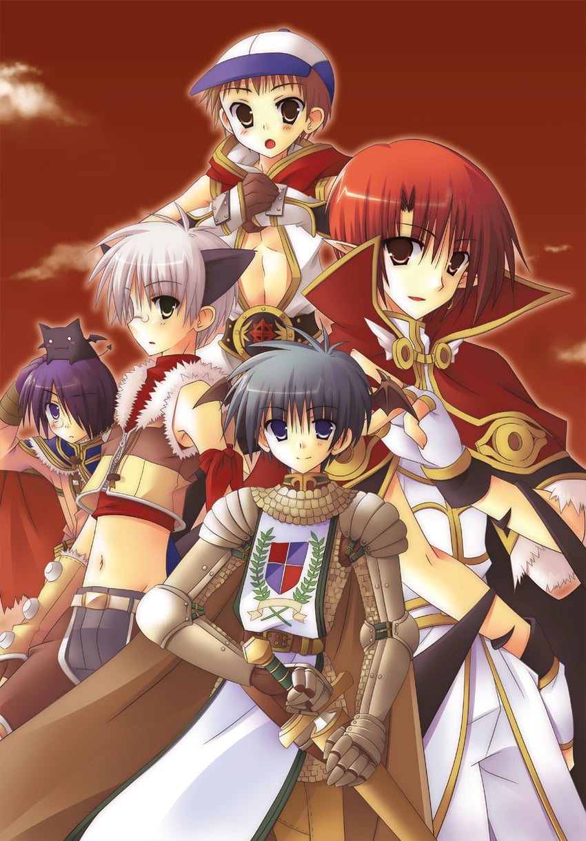 high wizard, sniper, alchemist, knight, champion, and 1 more (ragnarok online) drawn by yuzuki_kotona