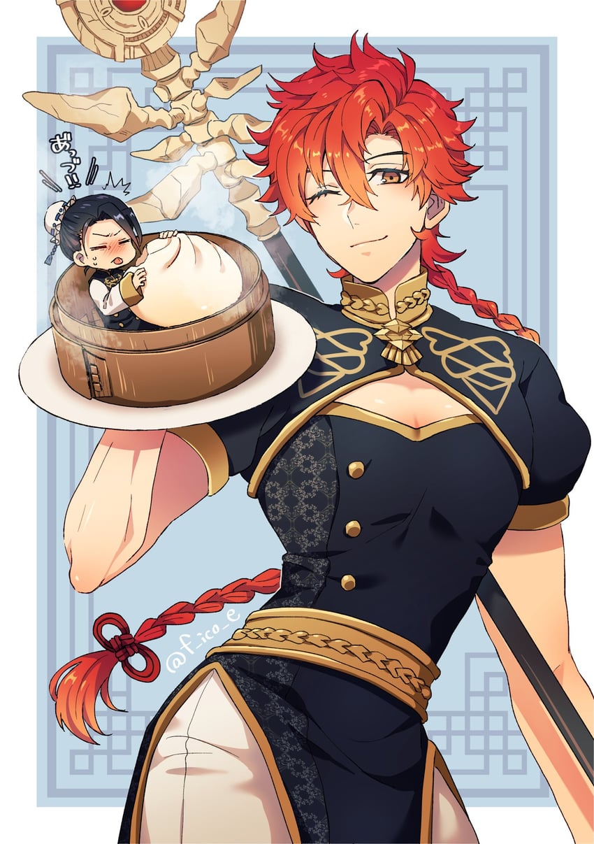 sylvain jose gautier and felix hugo fraldarius (fire emblem and 1 more) drawn by f_ico_e