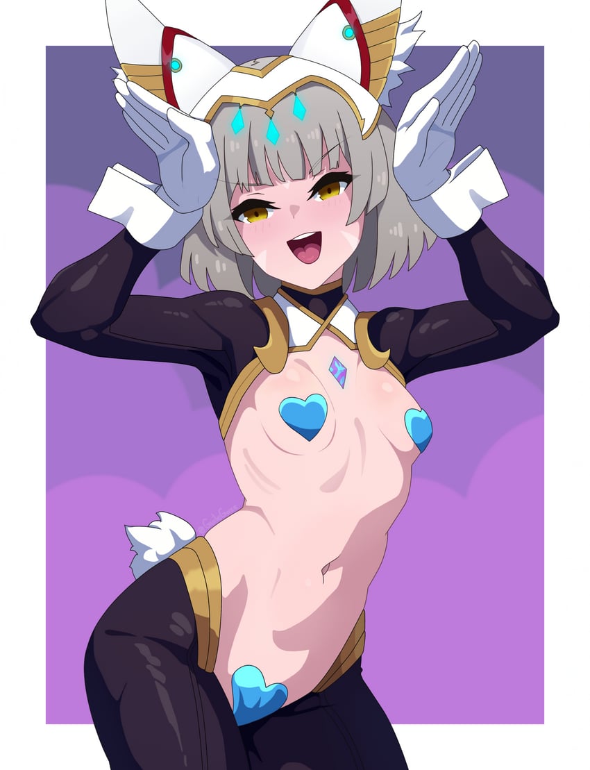 nia (xenoblade chronicles and 2 more) drawn by guilegaze