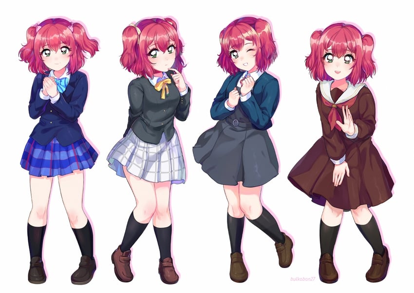 kurosawa ruby (love live! and 1 more) drawn by bulkobon