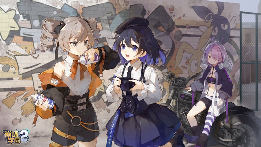 bronya zaychik, seele vollerei, homu, and sin mal (honkai and 1 more)