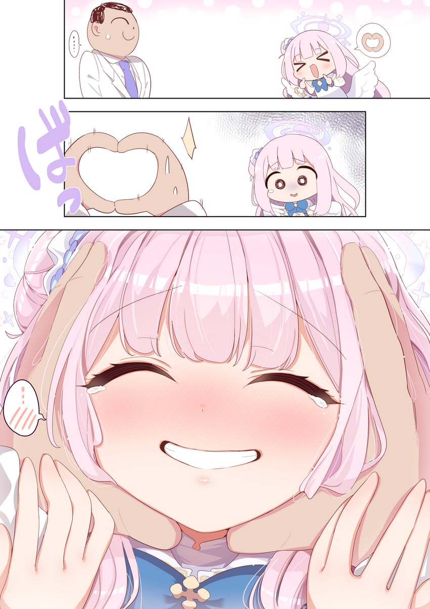 sensei, doodle sensei, and mika (blue archive) drawn by shiyoo