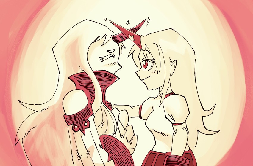 hoshiguma yuugi and seaport princess (touhou and 1 more) drawn by setz