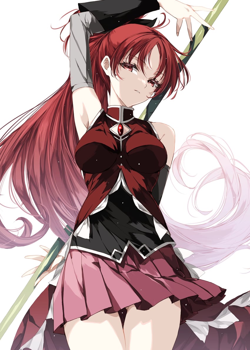 sakura kyoko (mahou shoujo madoka magica) drawn by misteor