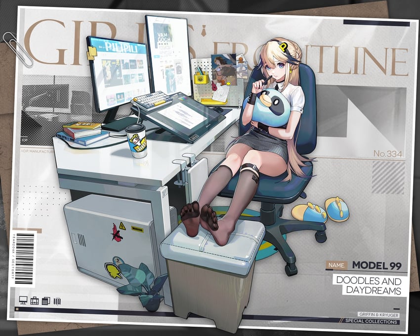 savage 99 (girls' frontline and 1 more) drawn by oop