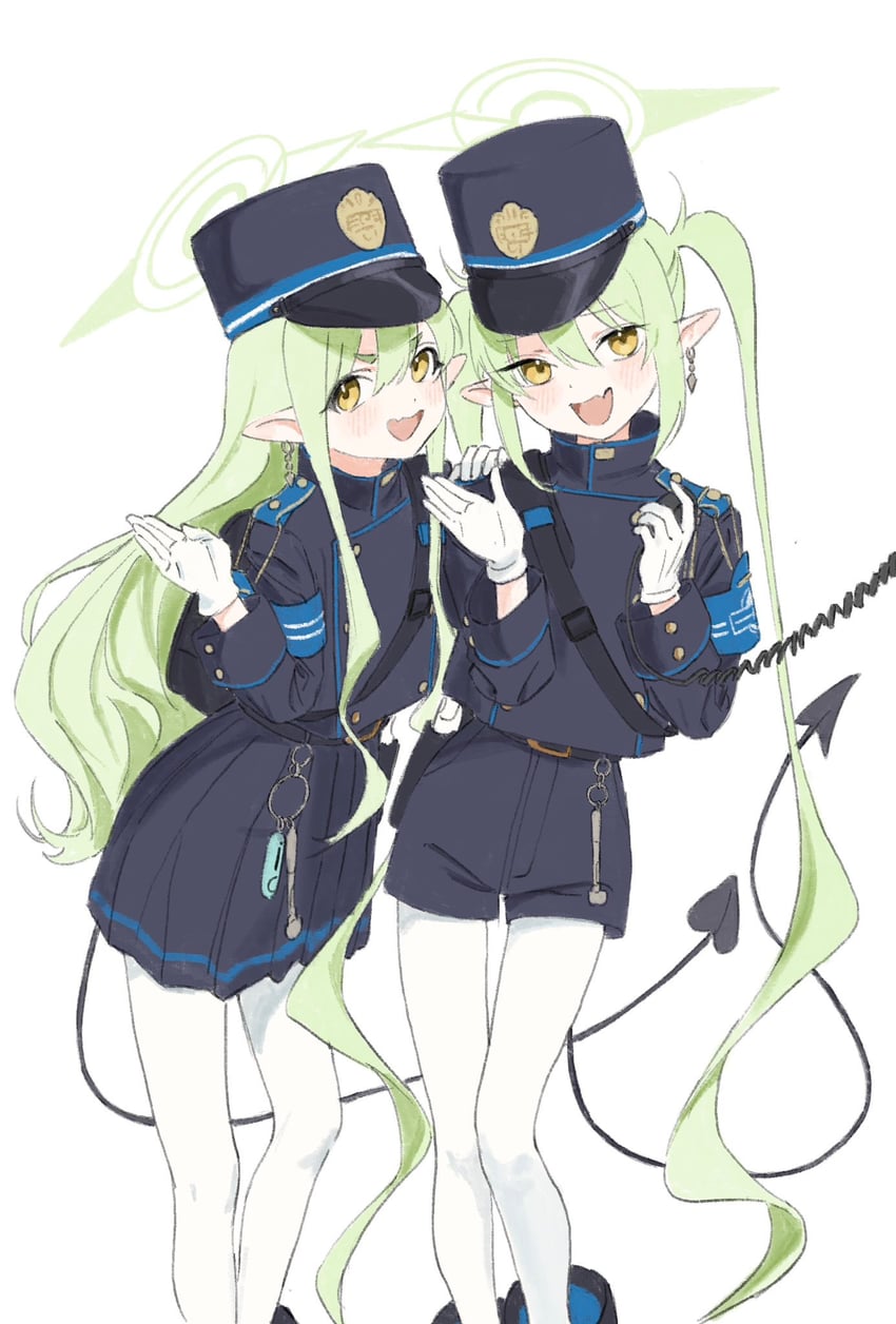 hikari and nozomi (blue archive) drawn by gomibako_(gomibako_price)