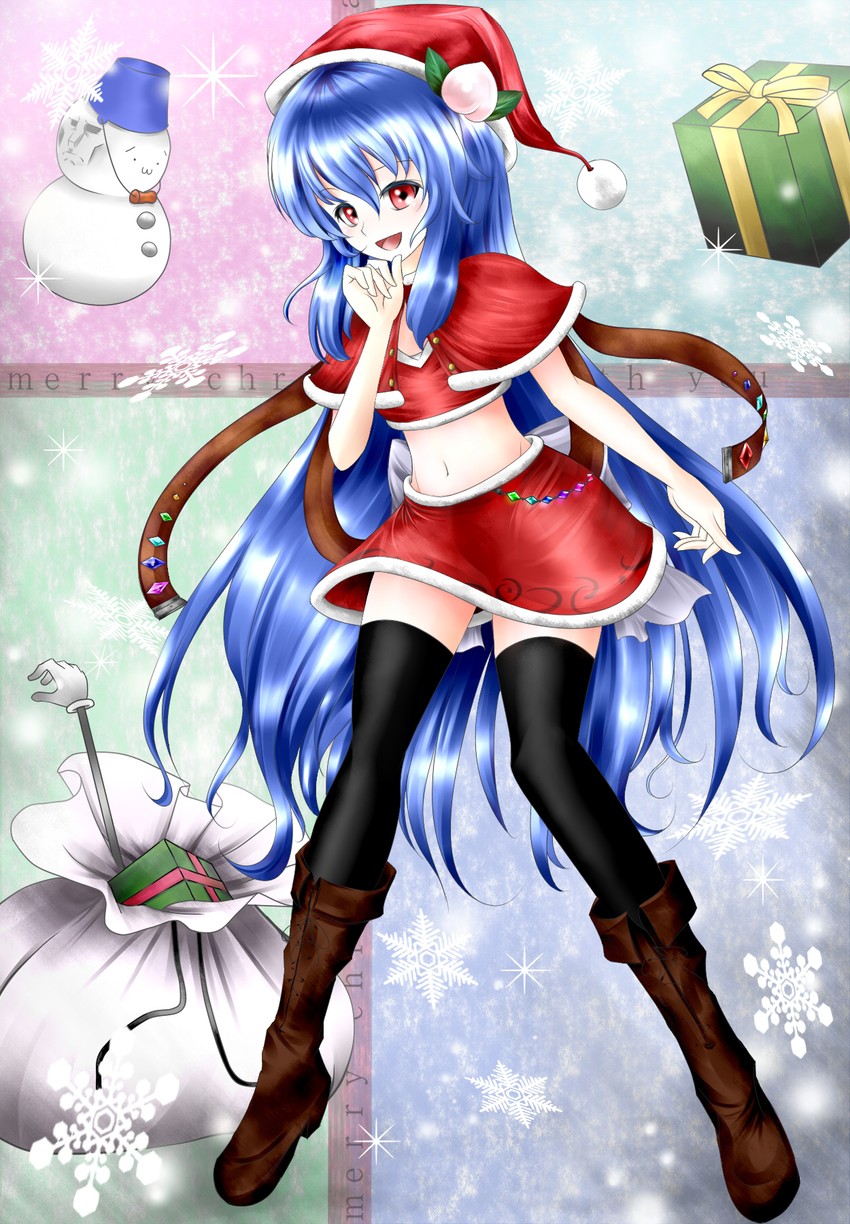 hinanawi tenshi (touhou) drawn by parad@_jibaku_rei