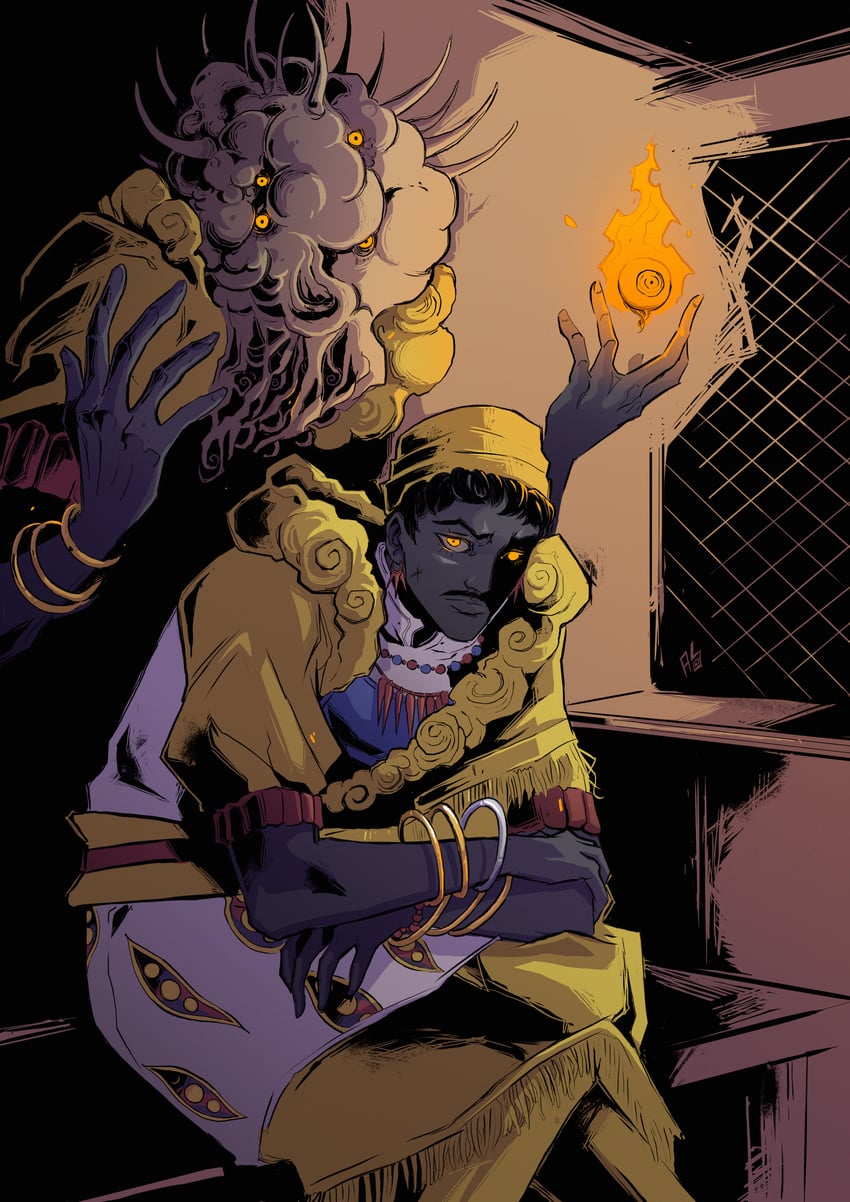 o'saa and mastermind (fear & hunger and 1 more) drawn by letho-arts