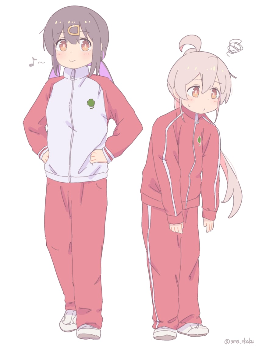 oyama mahiro and oyama mihari (onii-chan wa oshimai!) drawn by ama_(ama_ekaku)