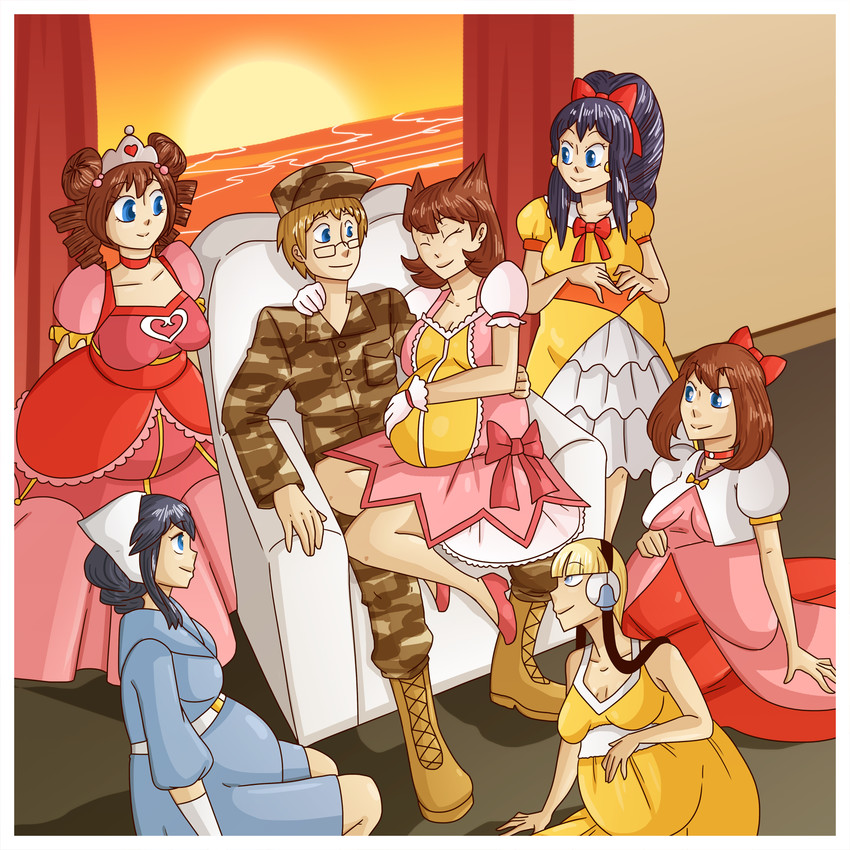 kaname madoka, dawn, may, rosa, elesa, and 2 more (pokemon and 5 more)
