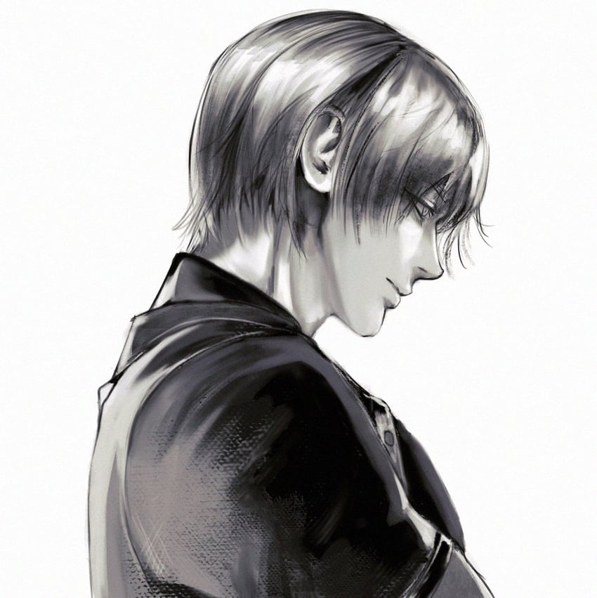 leon s. kennedy (resident evil and 1 more) drawn by henoopd