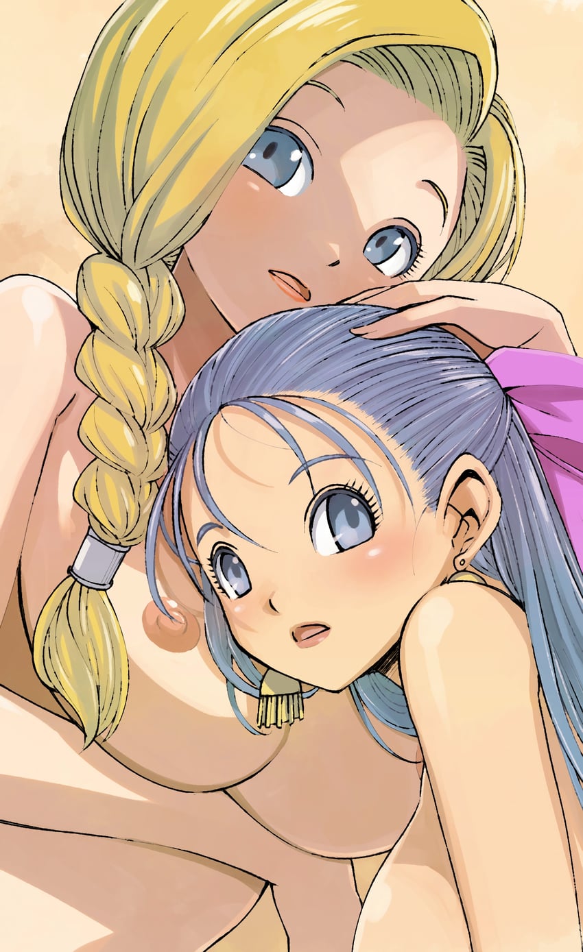 bianca and flora (dragon quest and 1 more) drawn by muramasa_mikado